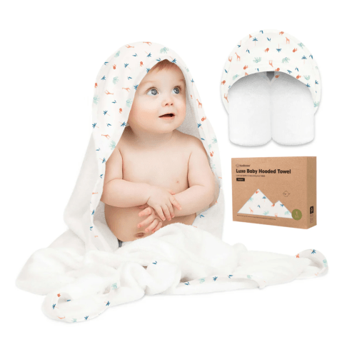 Luxe Baby Hooded Towel - Wildscape