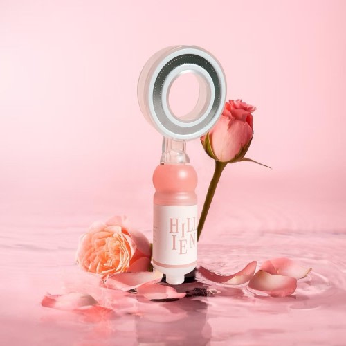 Vitamin C & Aromatherapy Skincare Spa Shower Head with Handheld, Filtered Showerhead for Hard Water - Removes Chlorine & Heavy Metals, Softer Skin & Hair Care (Rose Scent)