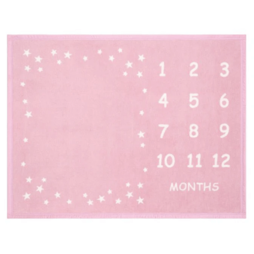 Milestone Mini Blush Blanket