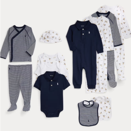 Polo Bear Cotton 12-Piece Gift Set