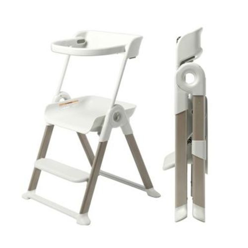 Boon Pivot Toddler Tower Step Stool - White
