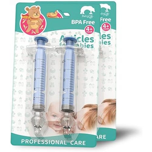 Nasal Syringe Safe Silicon Baby Nasal Aspirator Syringe Cleaner