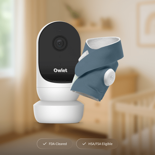 Owlet Dream Duo 3 Smart Baby Monitor - Bedtime Blue