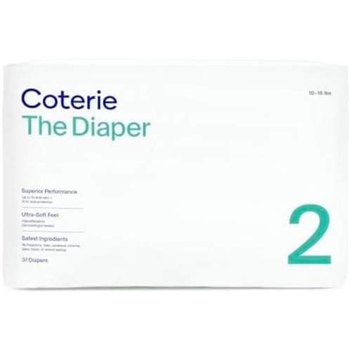 Coterie Size 2 Diaper, 31 CT