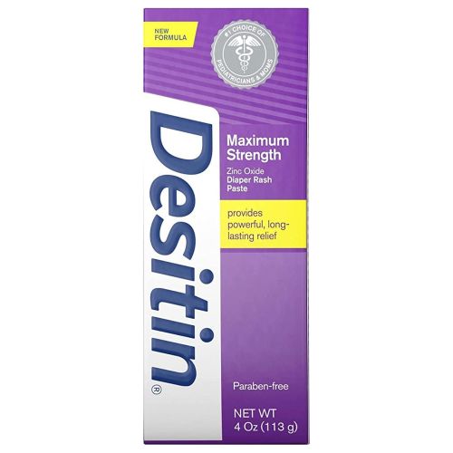 DESITIN Maximum Strength Diaper Rash Paste 4 oz (Pack of 4) 4 Ounce (Pack of 4)
