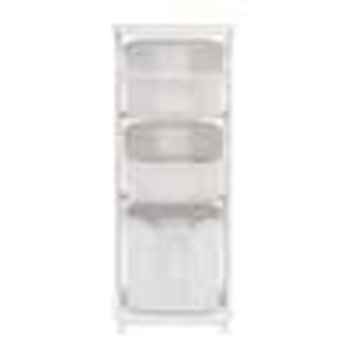 YIYIBYUS 3-Layer Moveable Laundry Basket Bathroom Multi-layer Clothes Storage Basket with Wheels HG-MLCR-5837
