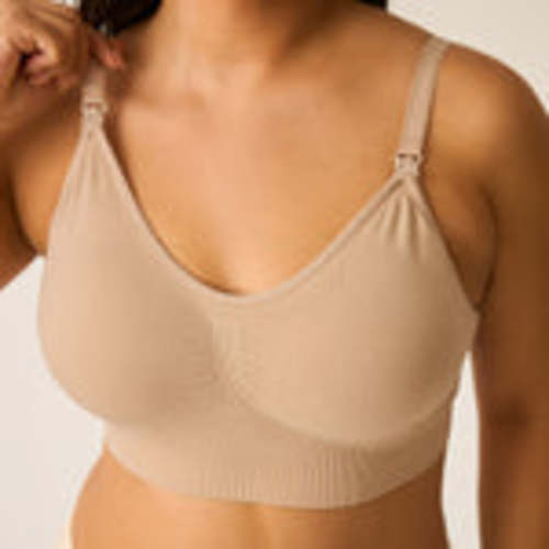 French Terry Racerback Nursing & Sleep Bra | Black - Kindred Bravely