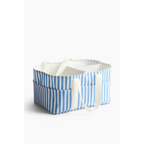 Blue/striped Cotton Twill Diaper Caddy at H&M Home | H&M US