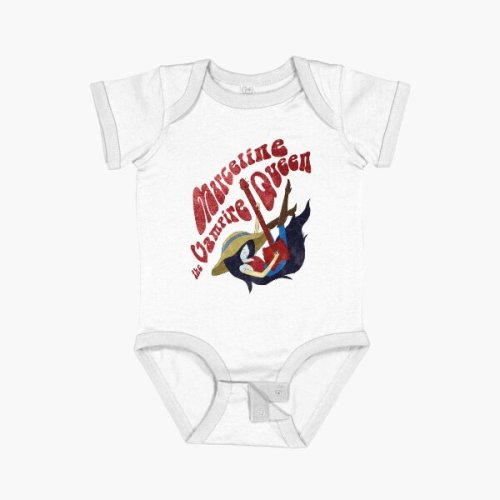 Marceline the Vampire Queen Vintage 60's Style Baby One-Piece