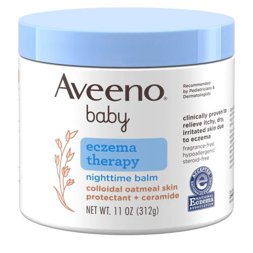Aveeno Baby Eczema Therapy Nighttime Body Balm, 11 oz HSA/FSA Eligible