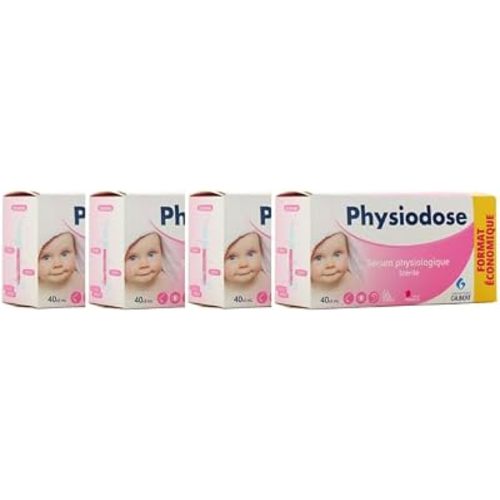 Gilbert Physiodose Sterile Physiological Serum 4 x 40 Single Doses
