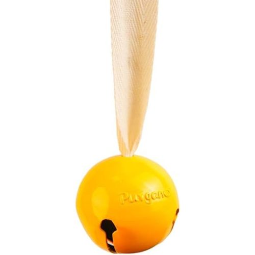 Yellow Bell with Ribbon, Montessori Baby Toy