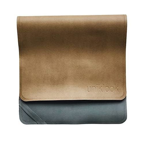 Uniklook Leather Portable Changing Pad for Baby- Vegan Leather Baby Changing Mat - Travel Baby Changing Mat - Baby Changing Mat - Multipurpose Portable Diaper Change Mat Waterproof 16"x30"