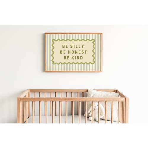 3 Design bundle, Be Silly, Be Honest, Be Kind Digital Download Wall Art Nursery Digital Print Nursery Quote Vintage Baby Room Decor Playroom