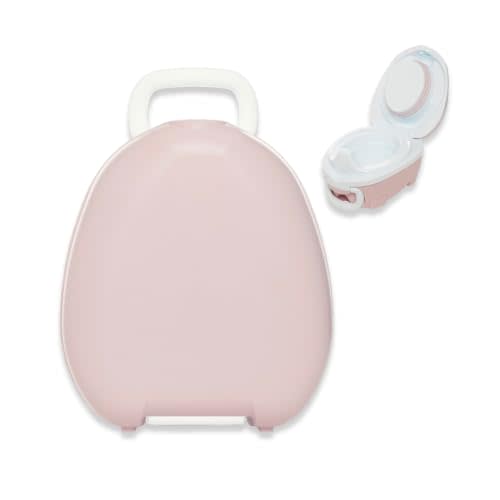 My Carry Potty - Blush Pink Travel Potty, Award-Winning Portable Toddler Toilet Seat for Kids to Take Everywhere