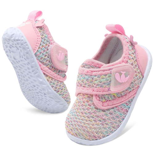 JOINFREE Baby First Walk Shoes Boys Girls Infant Crib Shoe Toddler Barefoot Shoes