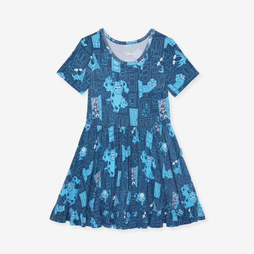 Disney Monster Glow Ruffled Twirl Dress