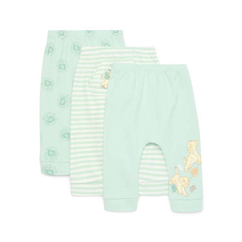 Disney Baby Wishes + Dreams Character Infant Baby Jogger Pants, 3-Pack, Sizes Newborn-12 Months