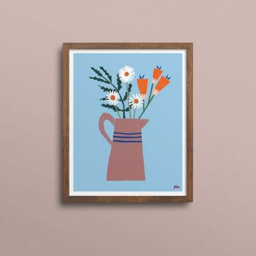 Jug of Flowers – 8 x 10 Print