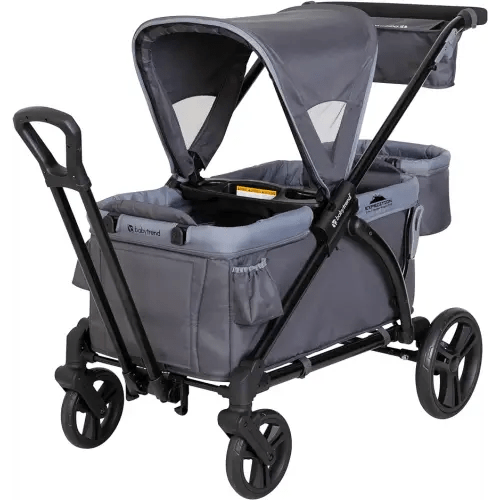 Baby Trend Expedition 2-in-1 Stroller Wagon Plus, Ultra Grey