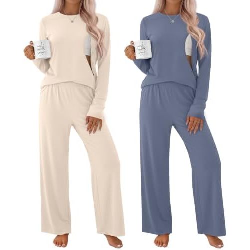 2 Pack Maternity Nursing Pajamas Set