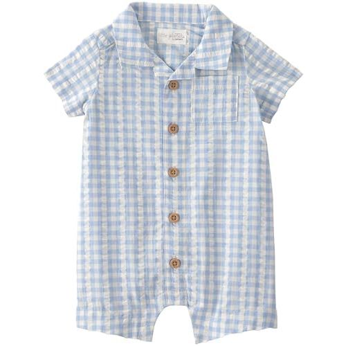 little planet by carter's unisex-baby Waffle Knit Button-Front Jumpsuit made with Organic Cotton