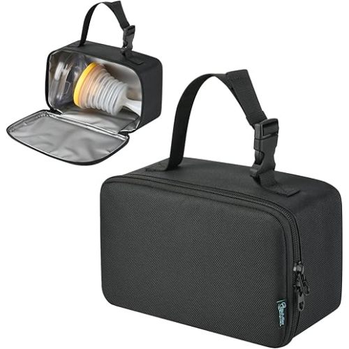 Beautyflier Travel Carrying Bag for Lifevac Home Kit, Durable Storage Bag for Airway Suction Device, Portable Travel Case with Adjustable Hand Strap for Car Home Camping Hiking (Bag Only)