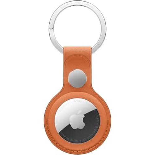 Apple AirTag FineWoven Key Ring - Fox Orange 