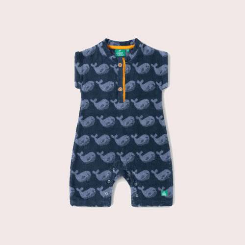 Singing Whales Towelling Romper – Little Green Radicals