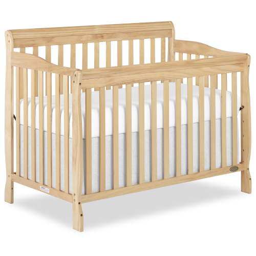 Dream On Me Ashton 5-in-1 Convertible Crib, Natural, Greenguard Gold and JPMA Certified