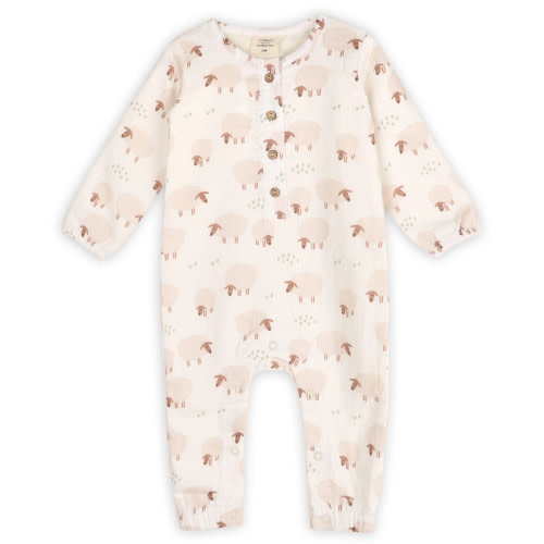 Organic Cotton Sleeper - Sheep 6-12 months