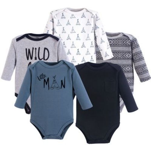 Luvable Friends Hudson Baby Long-Sleeve Bodysuits 5pk
