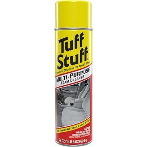 Tuff Stuff Multi-Purpose Foam Cleaner, Use on Car Interior, Furniture, Carpet, 22 Oz Each