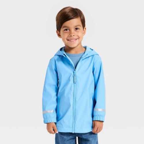 Toddler Boys' Rain Jacket - Cat & Jack™ Blue 12M