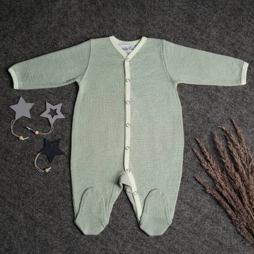 Merino wool pajama - Rompers - Baby rompers - Baby rompers with feet - Merino wool rompers - Toddler pajama
