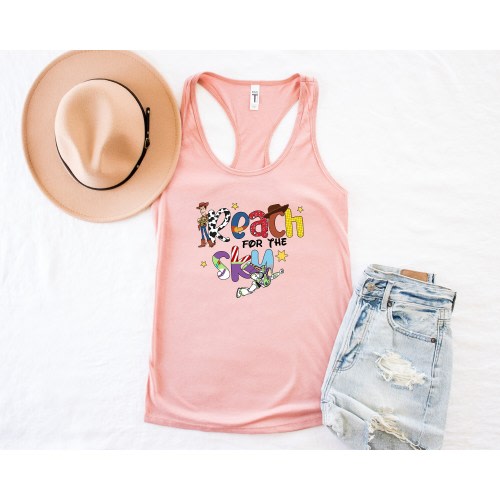 Reach For The Sky Tank, Disney Toy Story Tank, Disney Character Tank Top, Disney Family Trip, Tank, Disney Group Tank, Family Vacation 2024