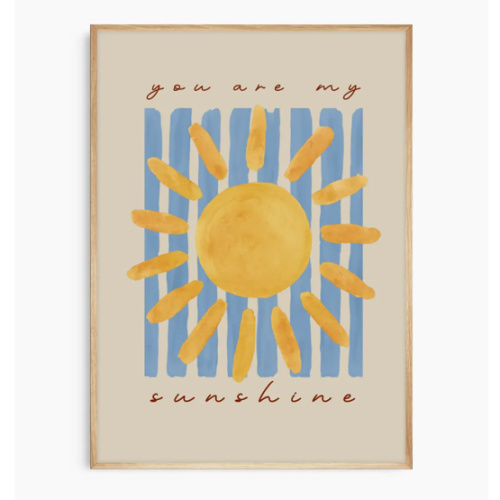 You Are My Sunshine | The Birth Poster