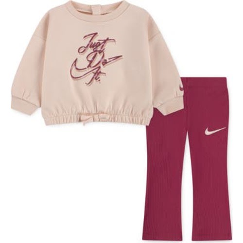 Just Do It Sweatshirt & Rib Leggings Set, 24M