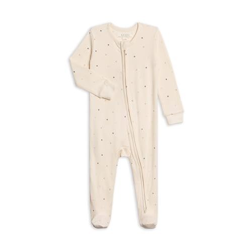 Colored Organics Baby Zip-Up Footed Sleeper with 2-Way Zipper - Organic Cotton Pajamas