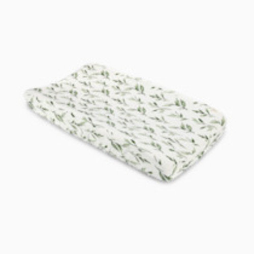 Crane Baby Cotton Quilted Change Pad Cover - Parker Leaf