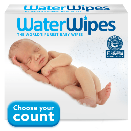 WaterWipes Sensitive Baby Wipes, Unscented, 240 Count (4 Packs of 60)