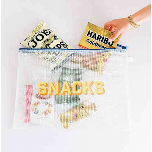 Snack bag customized snack pouch for school zipper snack bag reusable food container for snack sac waterproof bag for food and snack storage