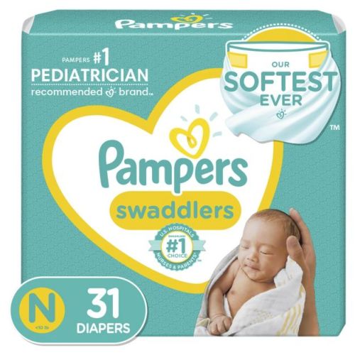 Pampers Swaddlers Disposable Diapers - (Select Size and Count)