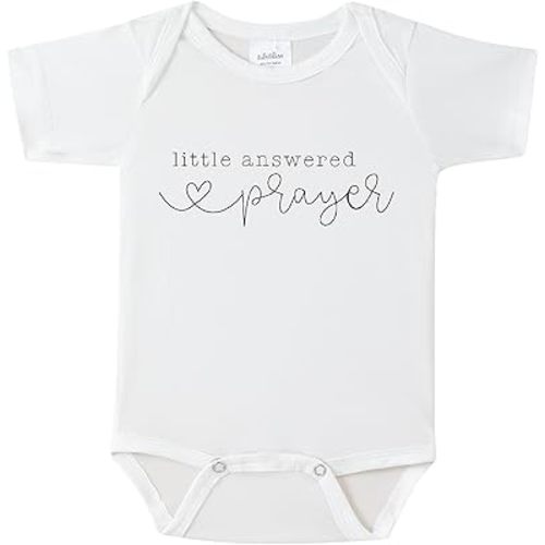 Pregnancy Announcement for Grandparents Gift,Little Answered Prayer Pregnancy Announcement Outfit,Baby Announce