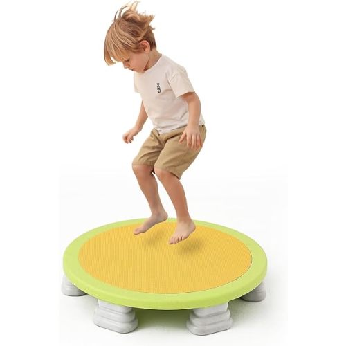 Mini Trampoline for Kids, Bounce Board, Toddlers Trampoline Indoor Outdoor, Sensory Toys, Autism Sensory Products, Baby Jump Toy Recreational