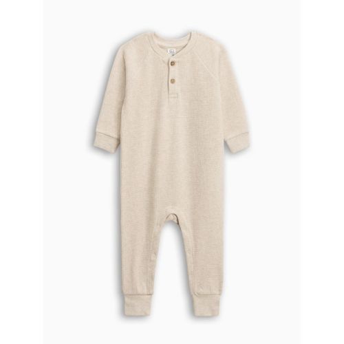 Crosby Waffle Knit Henley Romper