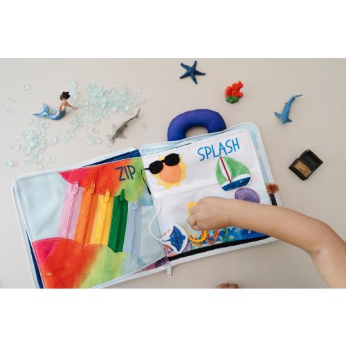 Baby Quiet Book: Sensory Activity Toy, Fine Motor Skills and No Loose Pieces