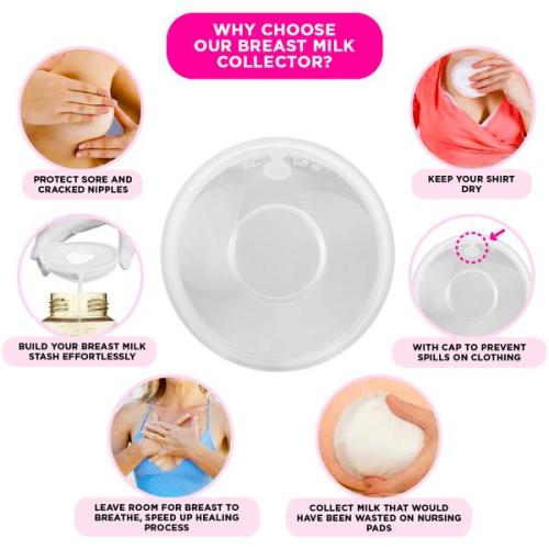 2pcs Breast Milk Collector Shells - ninemonthssober