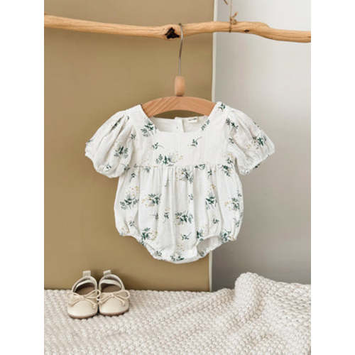 Puff Sleeve Garden Romper | RYAN AND REMI