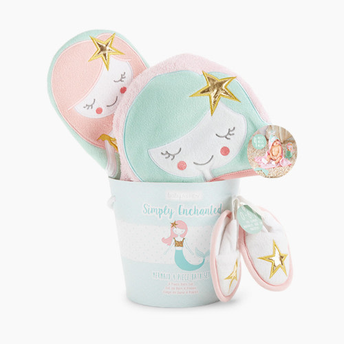 Baby Aspen Mermaid 4-Piece Bath Time Gift Set
